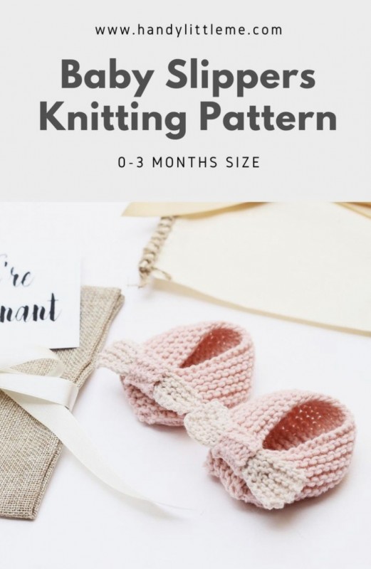 Baby Girl Slippers — All Knitting Ideas