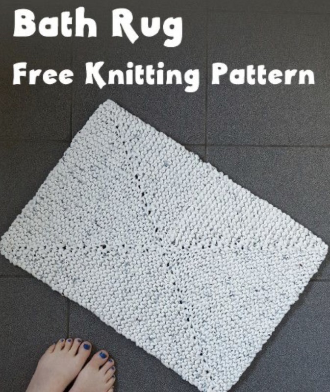 Make a Bath Rug — All Knitting Ideas