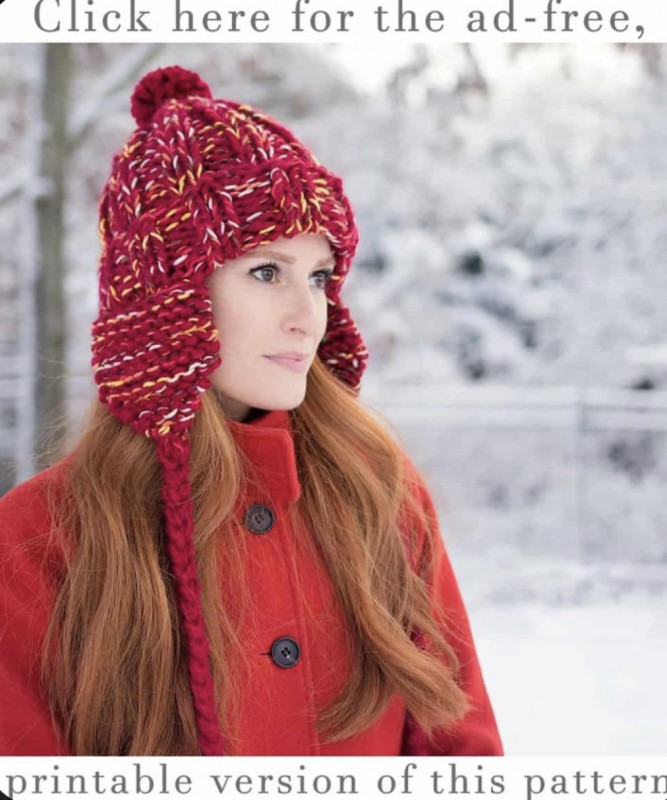 Chunky Ear Flap All Knitting Ideas chunky-ear-flap-all-knitting-ideas