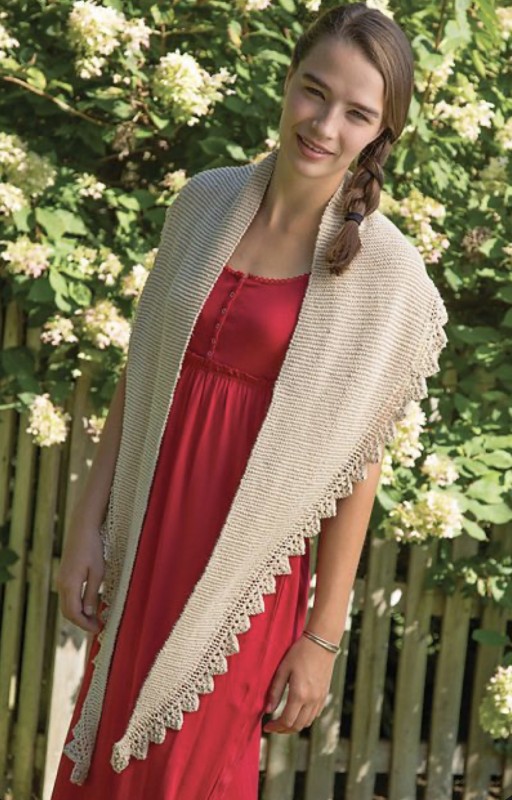 Simple Knit Wrap — Knitting Ideas