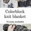 Knitted Wild Berries Baby Blanket