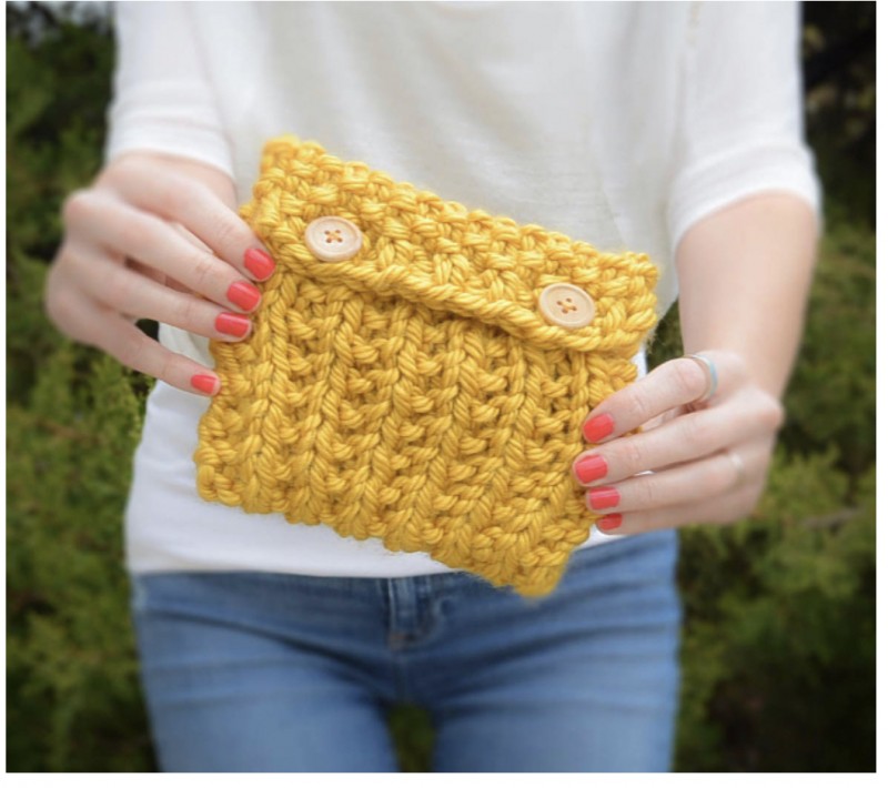 Simple Knit Pouch — All Knitting Ideas