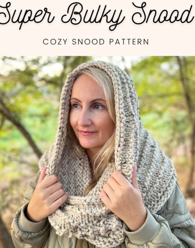 Knitted Chunky Snood — All Knitting Ideas