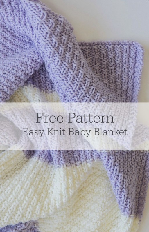 Easy Knit Baby Blanket — All Knitting Ideas
