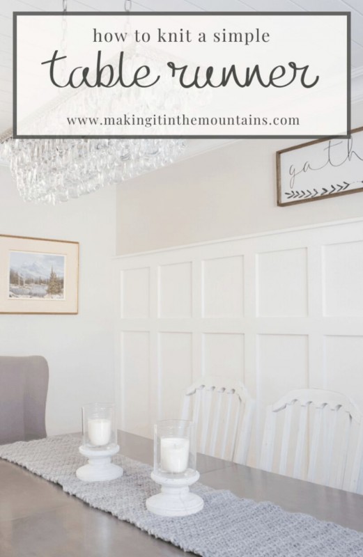 How To Knit A Table Runner — All Knitting Ideas