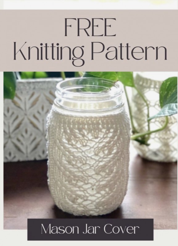 Mason Jar Cover — All Knitting Ideas