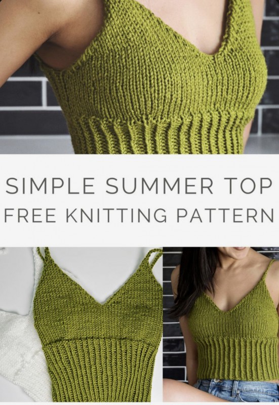 Summer Knit Top — All Knitting Ideas