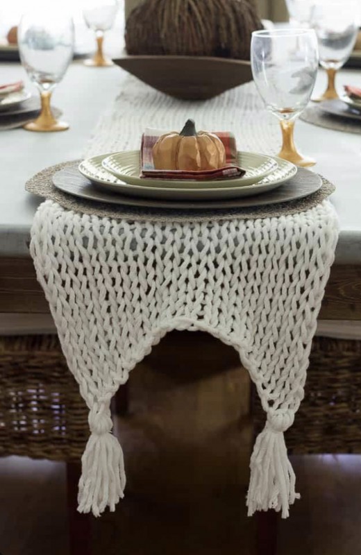 Knitted Table Runner — All Knitting Ideas