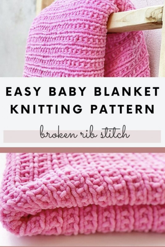 Easy Baby Blanket — All Knitting Ideas