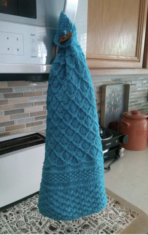 Simple Quilted Kitchen Towel — All Knitting Ideas