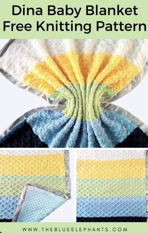Cute Dina Baby Blanket — All Knitting Ideas