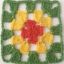 Knitted Granny Square