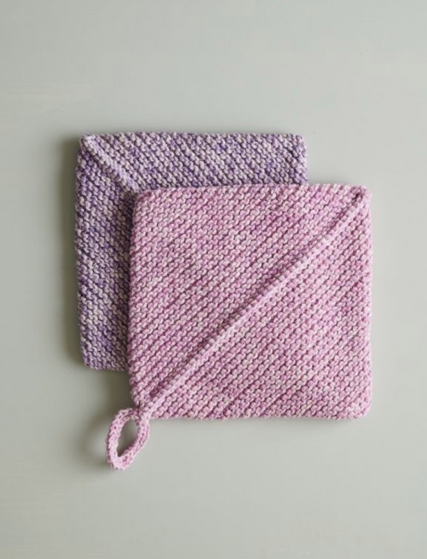 DoubleThick Pot Holder — All Knitting Ideas