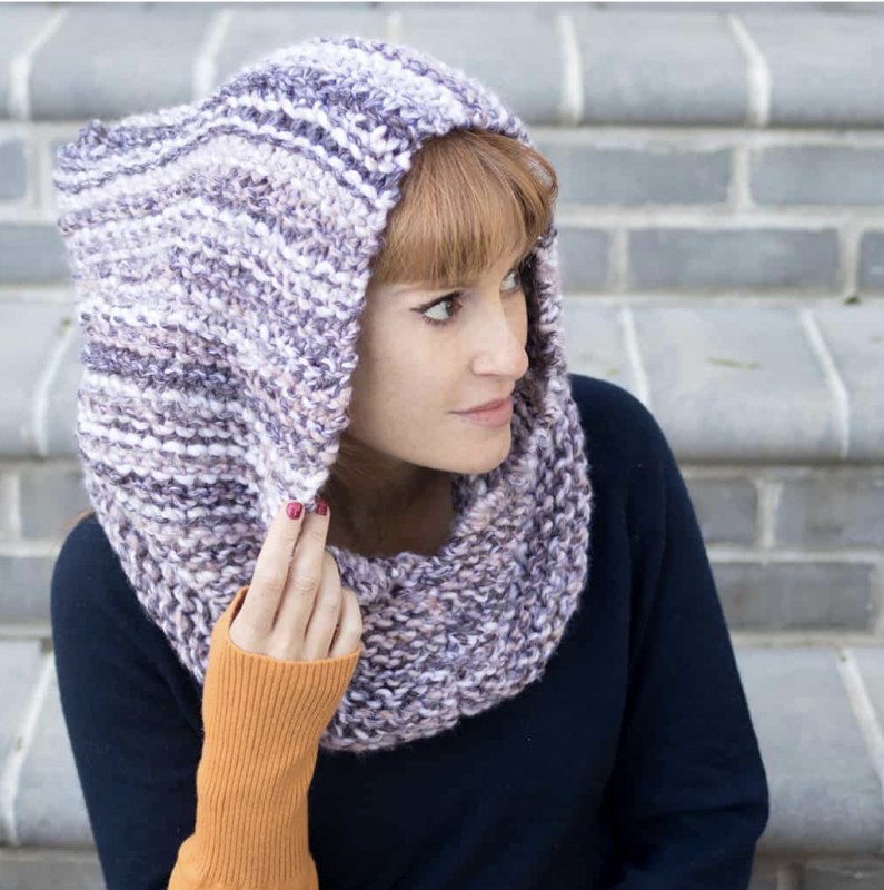 Knit an Easy Hood — All Knitting Ideas