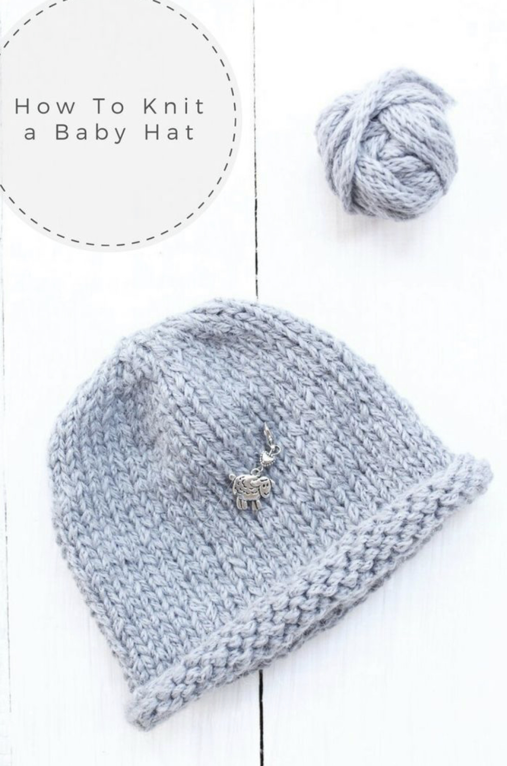 How To Knit a Simple Baby Hat — All Knitting Ideas