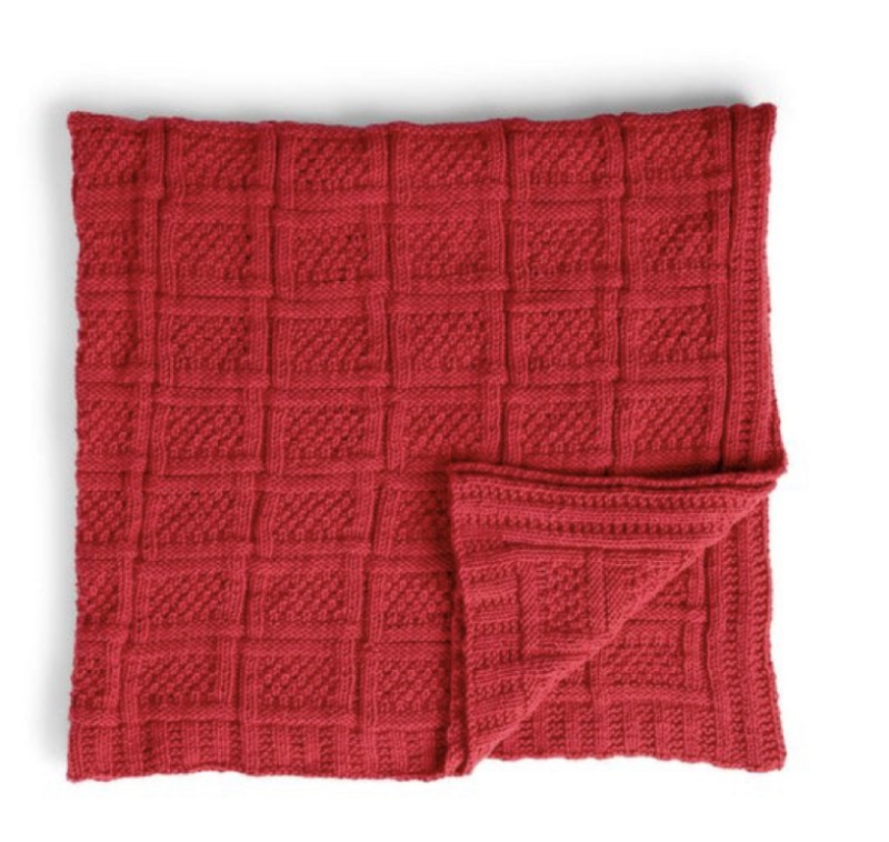 Knitted Gridlock Blanket — All Knitting Ideas