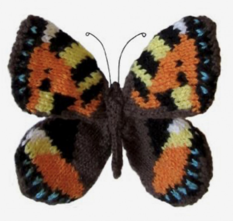 Cute Knit Butterfly — All Knitting Ideas