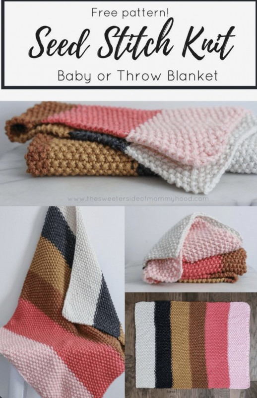 Seed Stitch Blanket — All Knitting Ideas