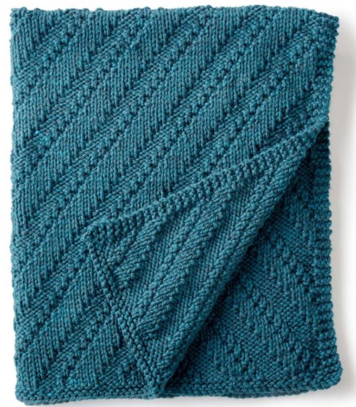 Knitted Reversible Lap Blanket — Knitting Ideas
