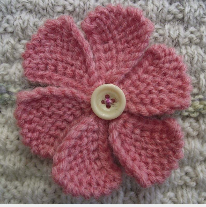 How To Knit A Flower — All Knitting Ideas