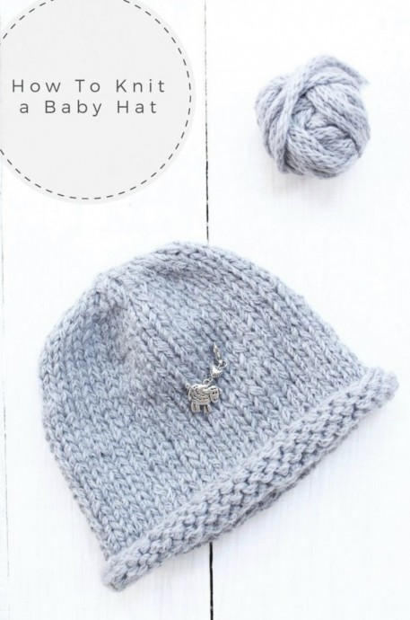 How To Knit a Simple Baby Hat How To Knit a Simple Baby Hat