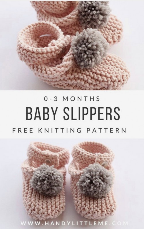 Cute Baby Slippers — All Knitting Ideas
