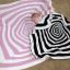Optical Art Knitted Baby Blanket