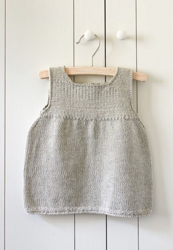 Clean and Simple Baby Dress — All Knitting Ideas