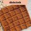 Knitted Waffle Dishcloth