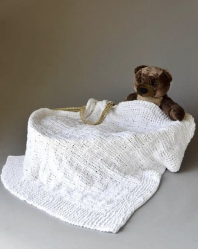 Crosshatch Baby Blanket — All Knitting Ideas